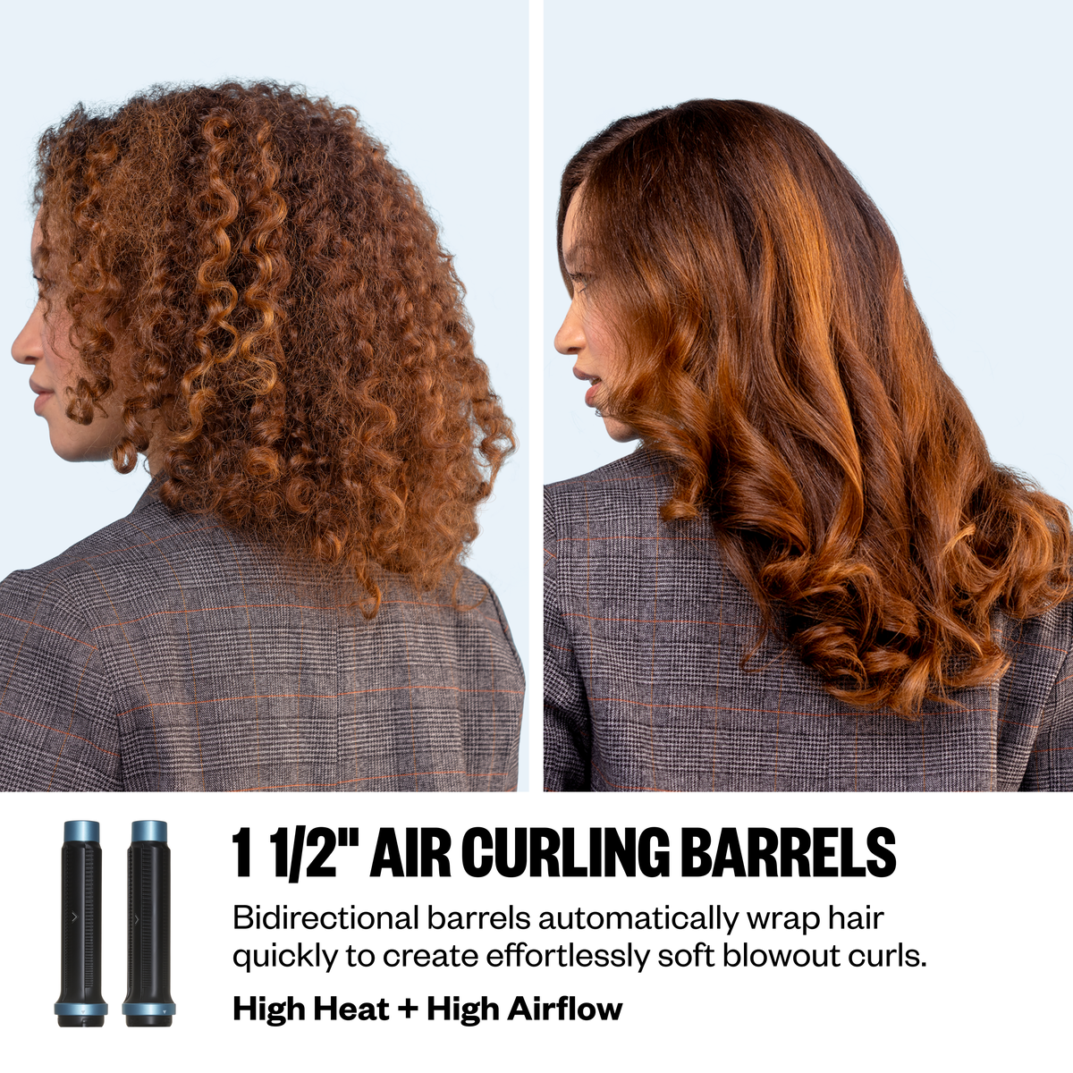 Sistema de secado y peinado con aire caliente 5 en 1 para rizos suaves o apretados BaBylissPRO® Style/Switch™