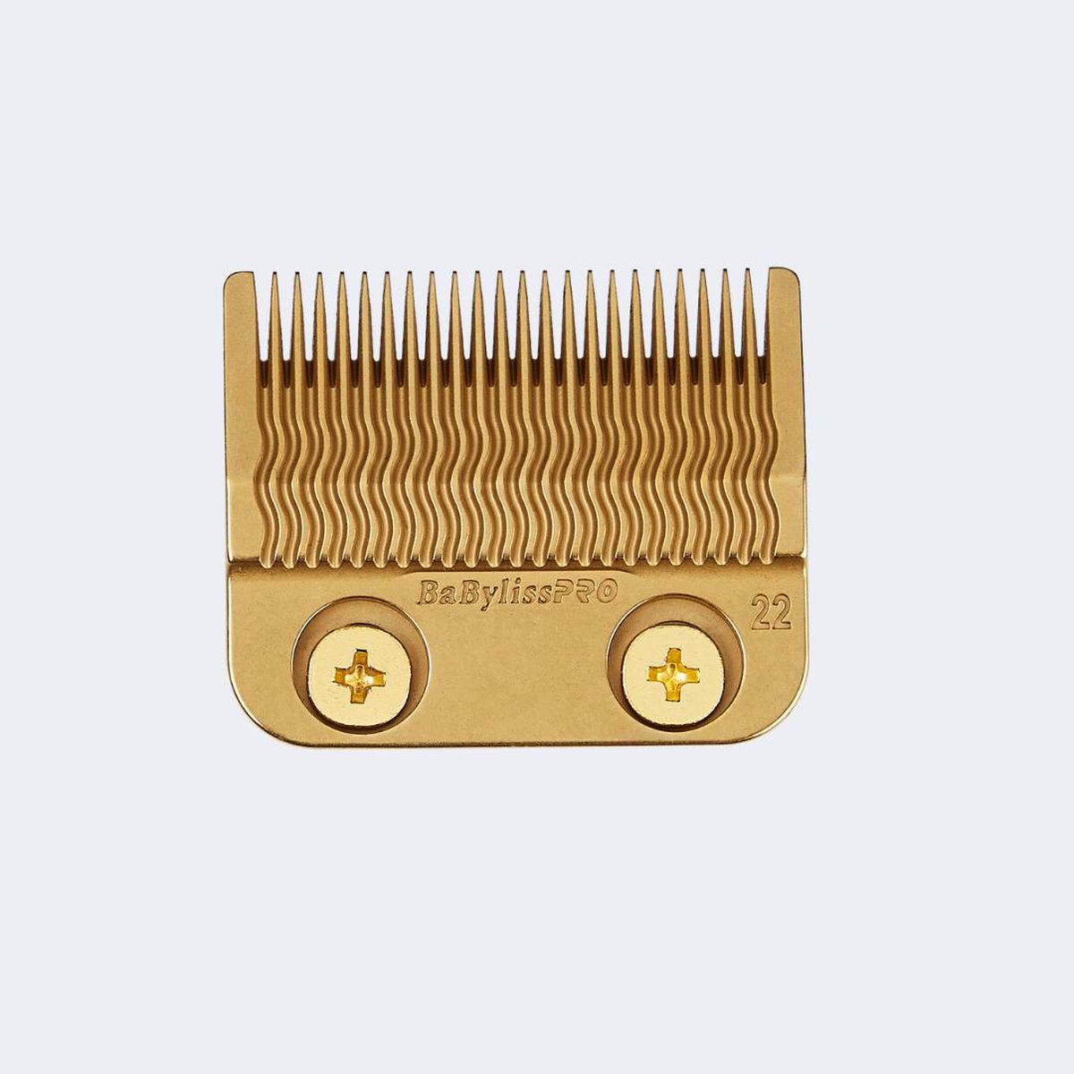 Cuchilla para cortes Fade de precisión moldeada por inyección (MIM) de titanio dorado BaBylissPRO®