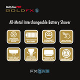 BaBylissPRO&reg; FXONE&trade; GOLDFX  Double Foil Shaver