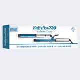 Juego de tenaza extralarga de 1 in y rizador de 1 1/4 in BaBylissPRO® Nano Titanium™