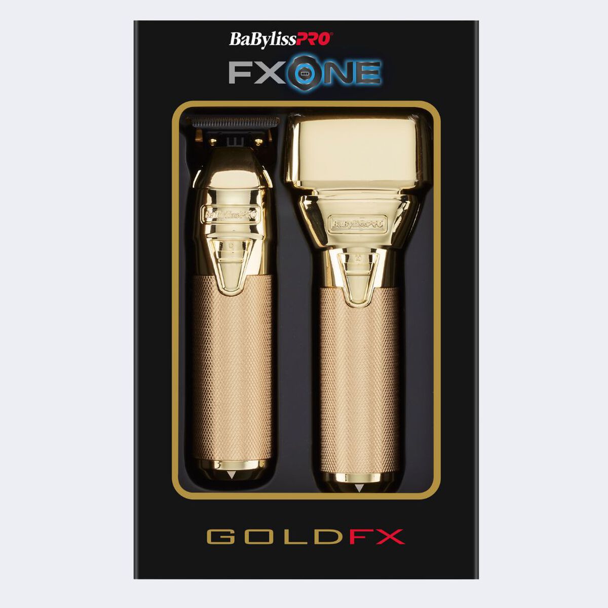 Juego de recortadora y afeitadora de hojas FXONE GoldFX de BaBylissPRO® (solo las herramientas)