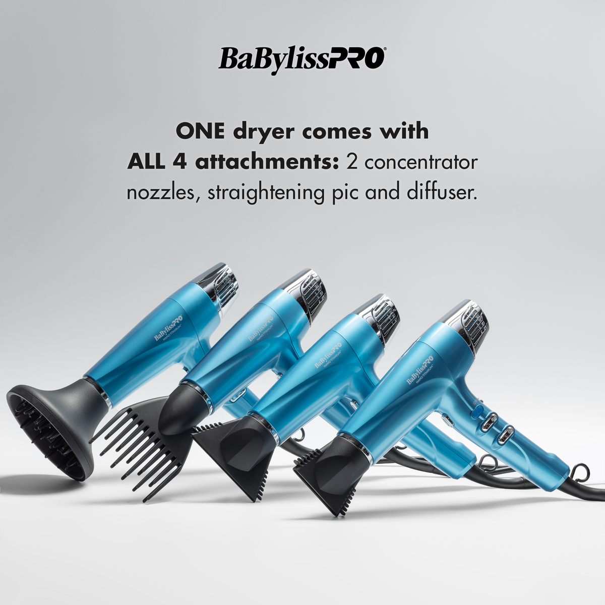 BaBylissPRO&reg; Nano Titanium&trade; Professional High-Speed Dual Ionic Dryer