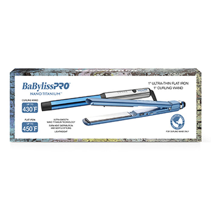 BaBylissPRO® Nano Titanium™ Limited Edition Gift Box (Flat Iron & Curling Wand), , hi-res image number 2