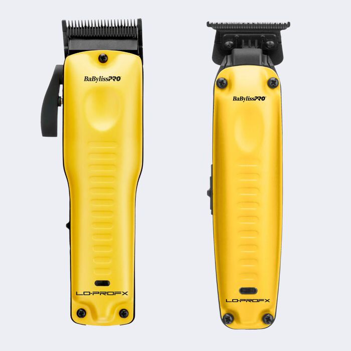 BaBylissPRO® SPECIAL EDITION Influencer LoPROFX Clipper & Trimmer Prepack (Yellow)