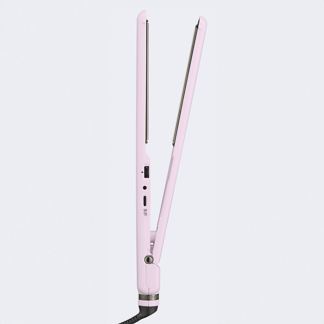TAT miniRooro ピンク Pink Ultra-Thin Flat Iron | 1-Inch , Nano Titanium - BaBylissPRO