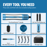 Sistema de secado y peinado con aire caliente 5 en 1 para rizos suaves o apretados BaBylissPRO® Style/Switch™