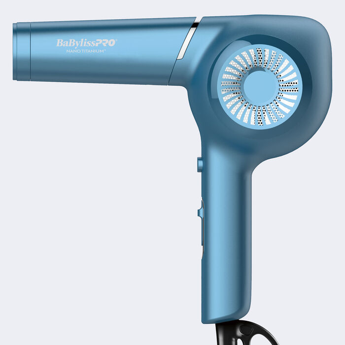 BaBylissPRO Nano Titanium CLASSIC Professional Pistol-Grip Dryer (Blue), , hi-res image number 0