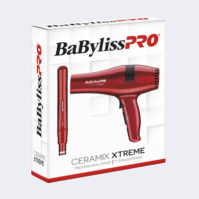 BaBylissPRO® CERAMIX XTREME® 1" Straightening Iron & Professional Dryer Prepack