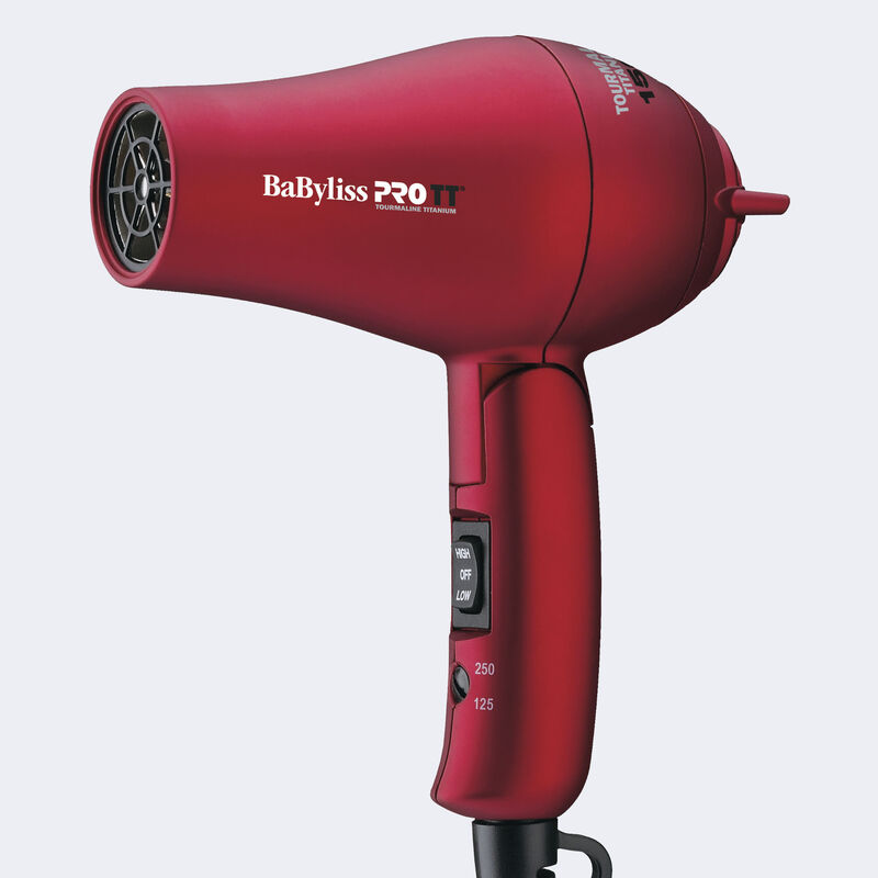 BaBylissPRO TT&reg; Tourmaline Titanium Travel Dryer (Red)