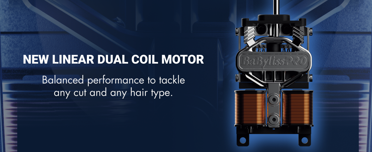 Nuevo motor lineal de doble bobina con un rendimiento equilibrado capaz de afrontar cualquier corte y cualquier tipo de cabello