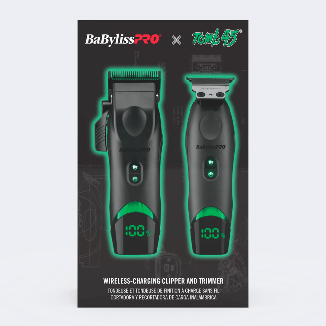 BaBylissPRO x Tomb45 Wireless Clipper Trimmer Set 390$