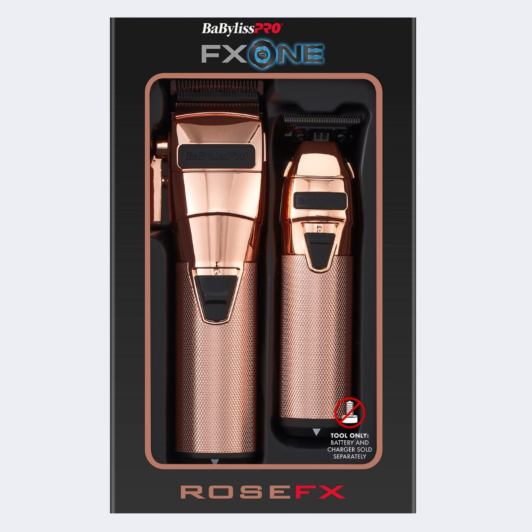 BaBylissPRO FXONE Rose Gold Clipper Trimmer Set Tools Only 350$